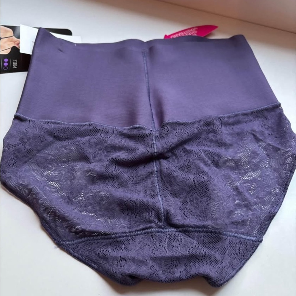 NEW Maidenform Cool Comfort Firm Brief Pantie Shapewear Size Small Purple DM0051 - Picture 6 of 6